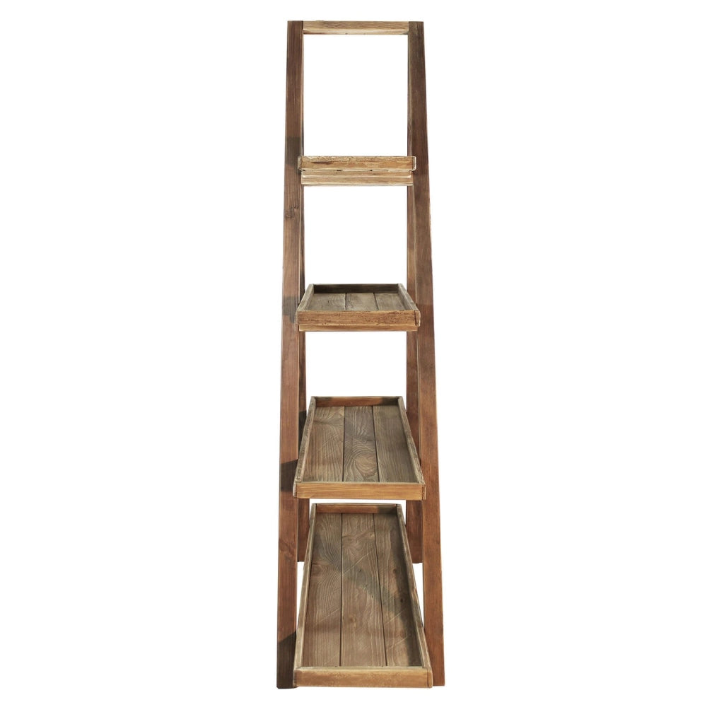 Libreria scaffale di design in Pino riciclato cm 120x43x183 - PINE