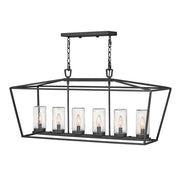 Lampada sospesa esterna nera 6xE14 Alford Place Quintiesse