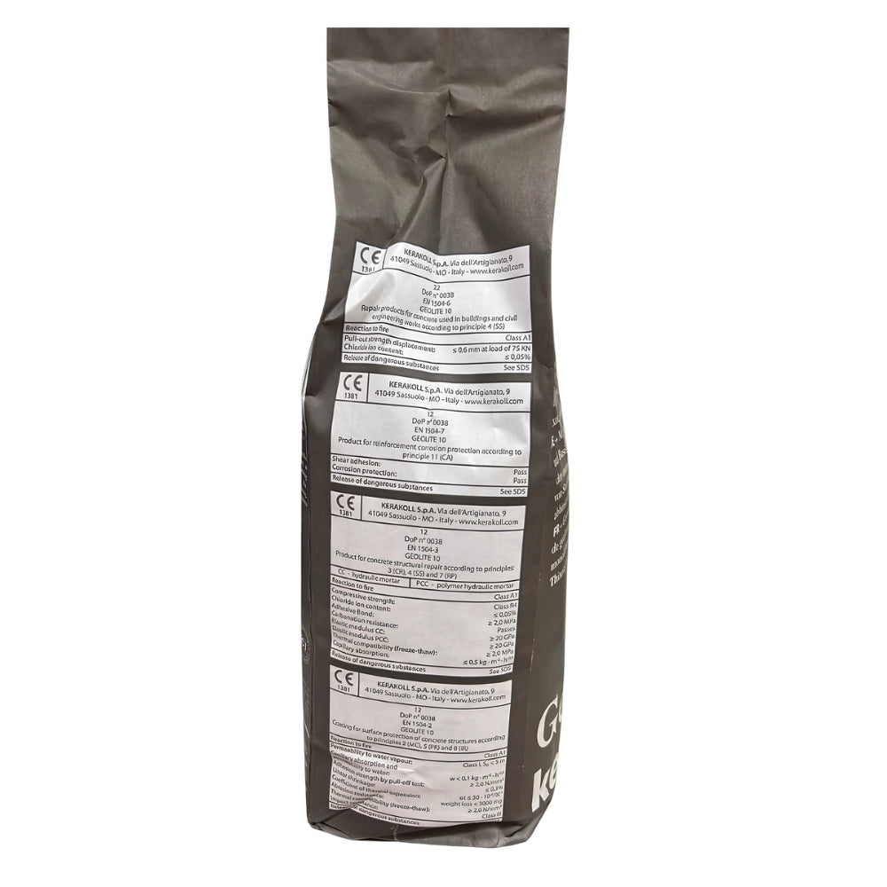 geomalta minerale tixotropica geolite 10 strutture calcestruzzo 5 kg kerakoll