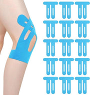 Tape per Kinesiologia per Ginocchia - Adesivo Respirante e Idrorepellente - Nastro Sport - Stabilità e Supporto Muscolare