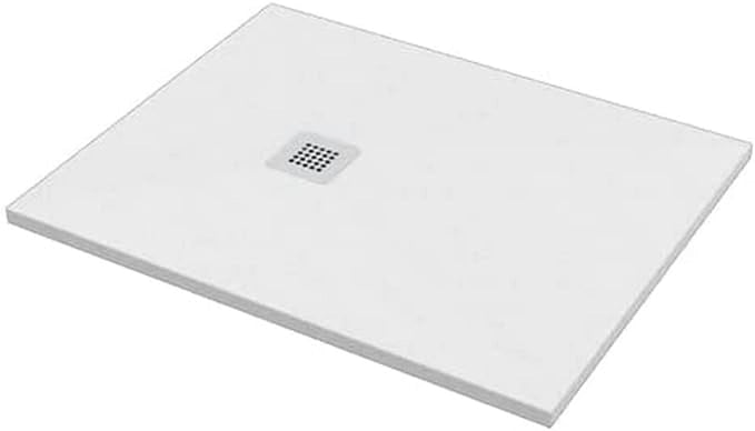 PIATTO DOCCIA STONE RETTANGOLARE 80X100 BIANCO OPACO ERCOS