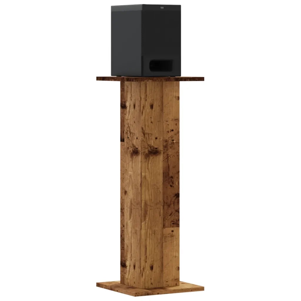 vidaXL Supporti Altoparlanti 2 pz Legno 30x30x80 cm Legno Multistrato