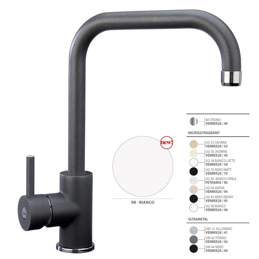 Miscelatore da incasso plados ultragranit bianco venmix20-98 - 8032424119299