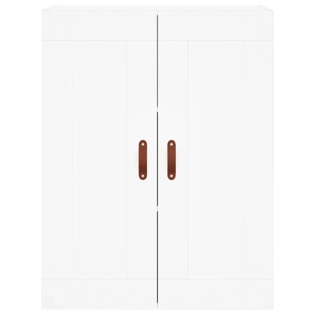 vidaXL Credenza Bianca 69,5x34x180 cm in Legno Multistrato