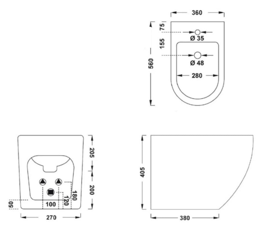 SET OKI 2.0 SANITARI FILO MURO
