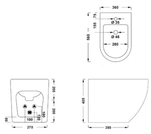 SET OKI 2.0 SANITARI FILO MURO