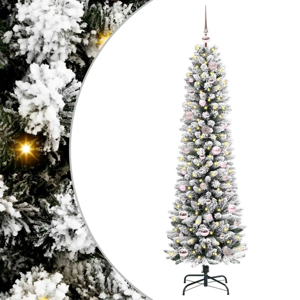 Albero di Natale artificiale con 150 LED Bianco 150 cm 3396095