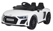 Macchina Elettrica per Bambini 12V con Licenza Audi R8 Spyder Bianca