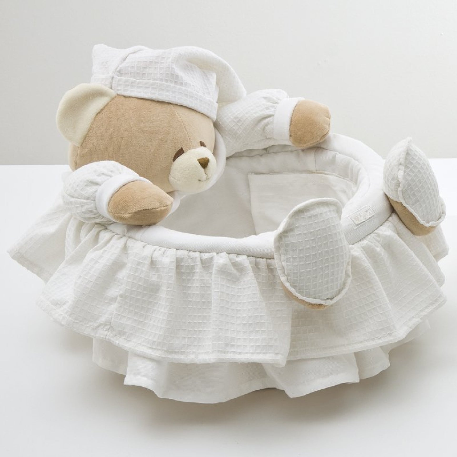 Cesto p.oggetti grande bianco 19014 grande bianco