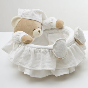 Cesto p.oggetti grande bianco 19014 grande bianco