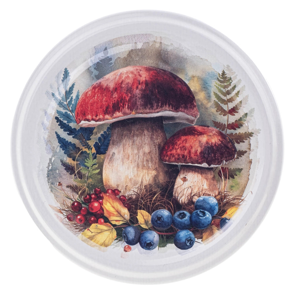 KADAX Denia barattoli per conserve 250ml 10 pezzi 82mm + coperchio "Mix di funghi"