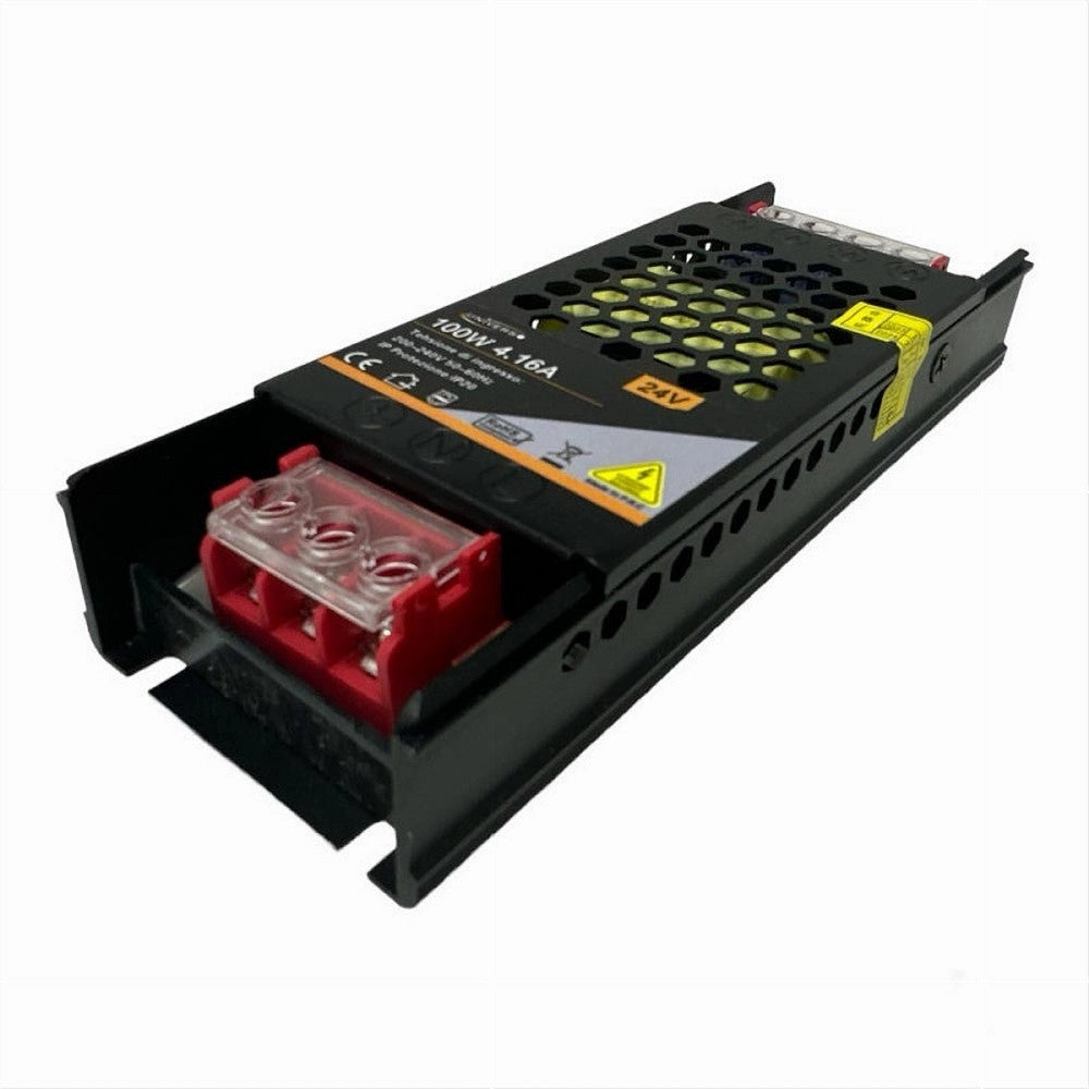 Trade Shop - Alimentatore Slim Stabilizzato 24v 100w Switch Trasformatore 4.16mha Fhyla100w24v -
