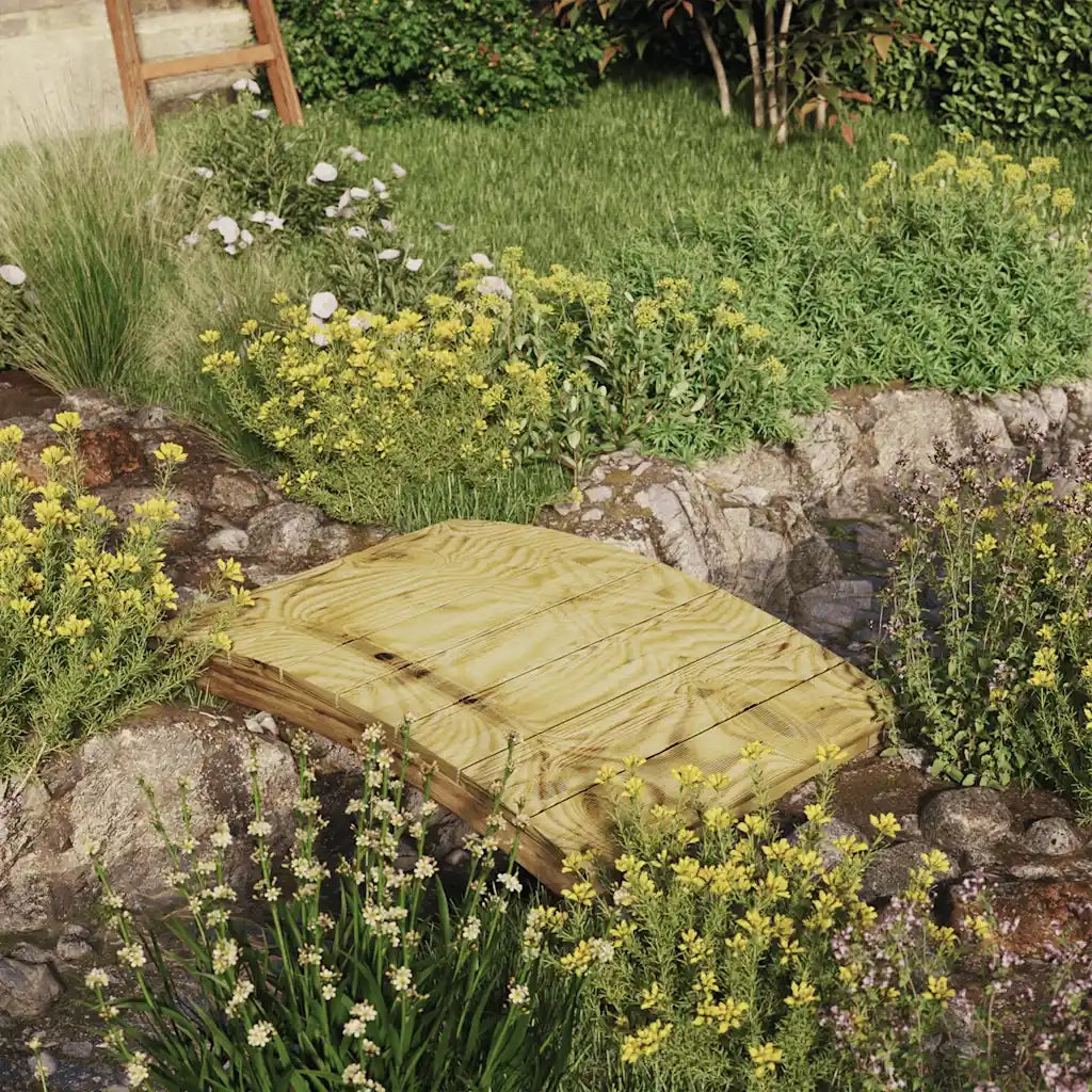 Ponte da Giardino 110x74 cm in Massello di Pino Impregnato cod mxl 77271