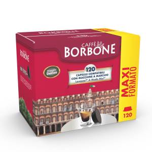 Borbone capsule comp. a modo mio miscela decisa (nera) 120pz - AMSNERADECISA120PZ