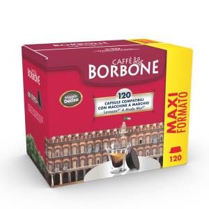 Borbone capsule comp. a modo mio miscela decisa (nera) 120pz - AMSNERADECISA120PZ