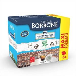 Borbone box cialde 44mm miscela nobile (blu) 120pz - 44BBLUNOBILE120PZ