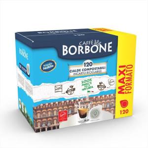 Borbone box cialde 44mm miscela nobile (blu) 120pz - 44BBLUNOBILE120PZ