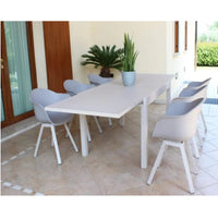 Tavolo Cordoba 135/268*090*075 Bianco