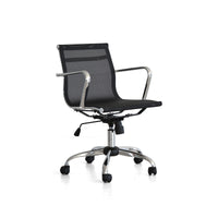 Poltrona Leila Dirig Nera In Maglina