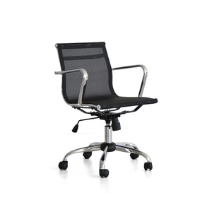 Poltrona Leila Dirig Nera In Maglina