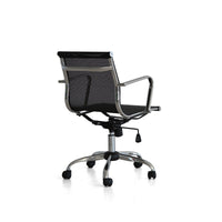 Poltrona Leila Dirig Nera In Maglina