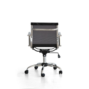 Poltrona Leila Dirig Nera In Maglina