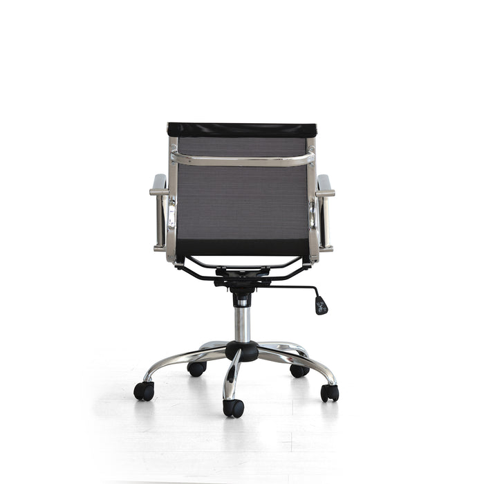 Poltrona Leila Dirig Nera In Maglina