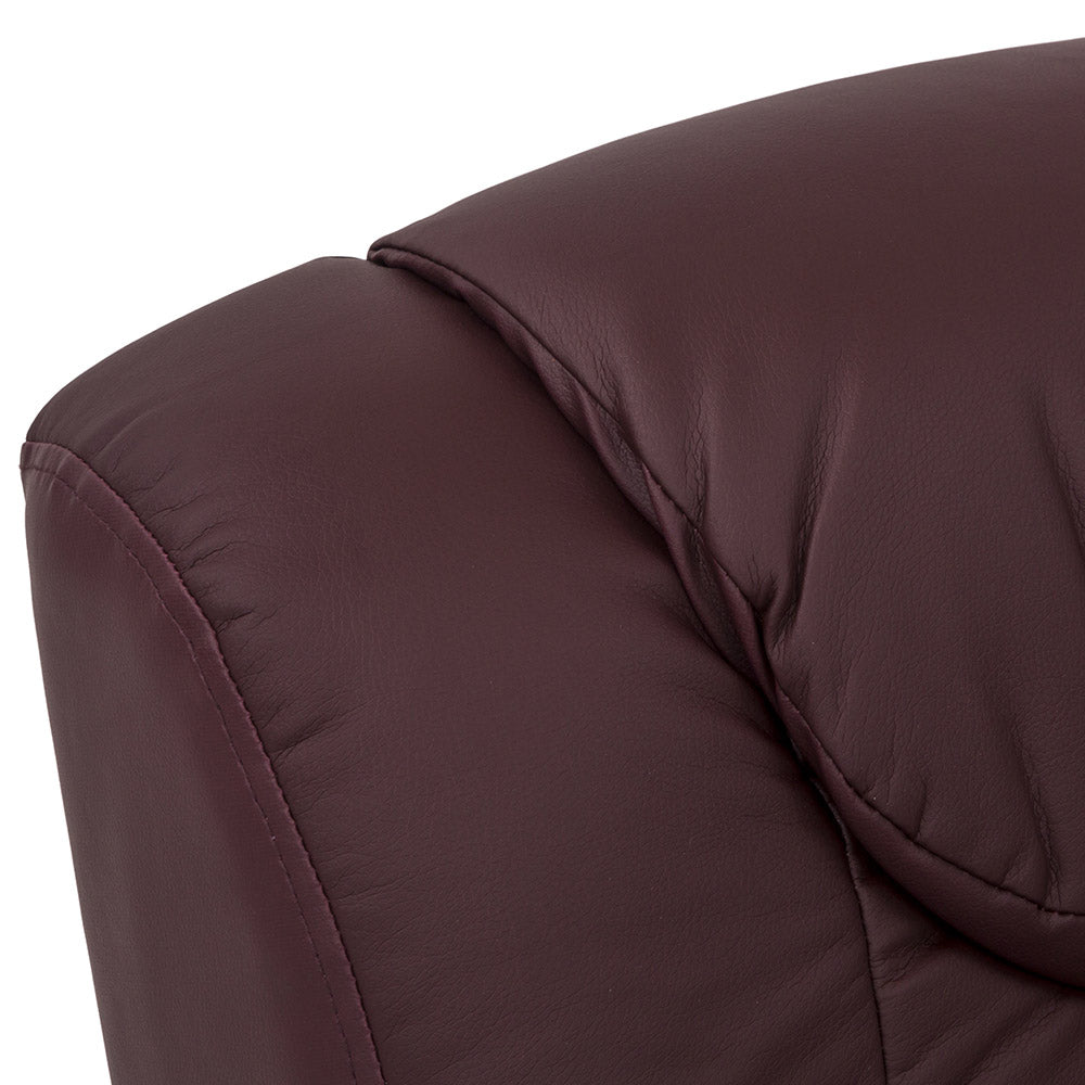 Poltrona Relax Disa A Bordeaux Similpelle Manuale 