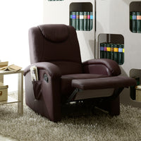 Poltrona Relax Disa A Bordeaux Similpelle Manuale 