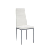 Set Da 4, Sedia Queen Kit All/Bianca In Similpelle-40*47*96