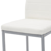 Set Da 4, Sedia Queen Kit All/Bianca In Similpelle-40*47*96