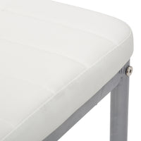 Set Da 4, Sedia Queen Kit All/Bianca In Similpelle-40*47*96