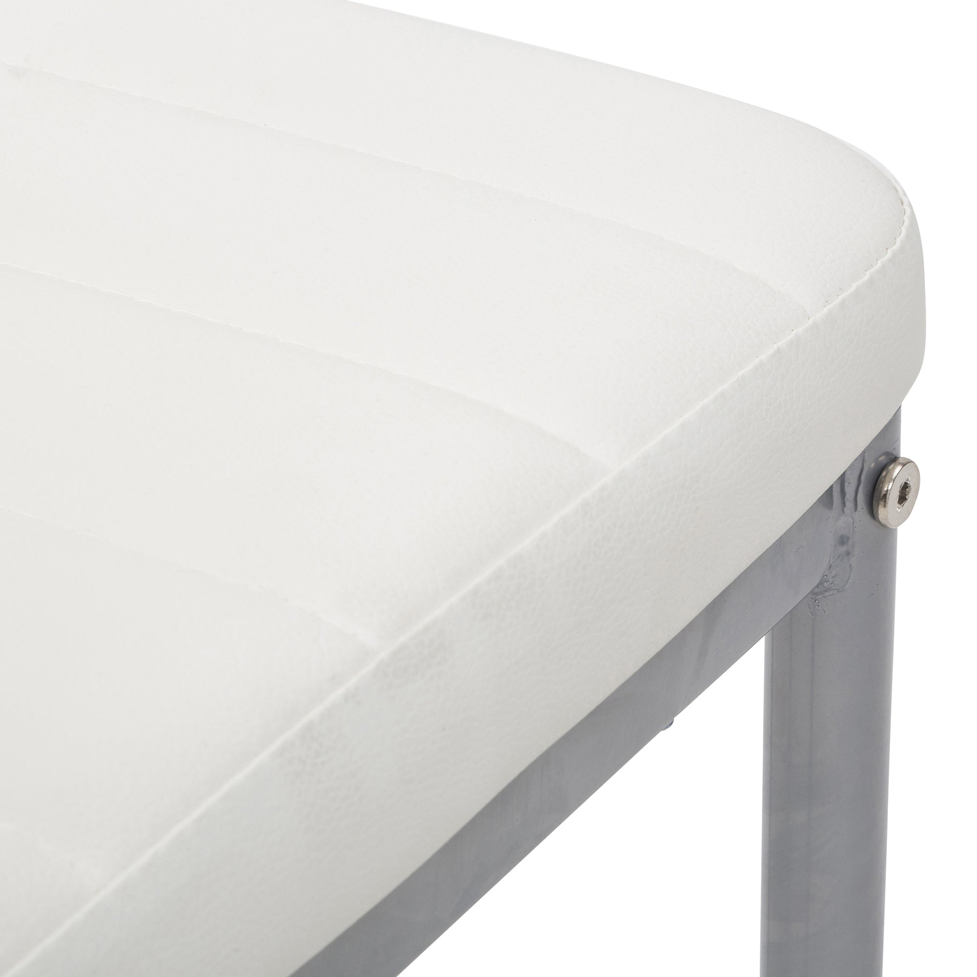 Set Da 4, Sedia Queen Kit All/Bianca In Similpelle-40*47*96