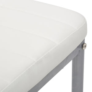 Set Da 4, Sedia Queen Kit All/Bianca In Similpelle-40*47*96