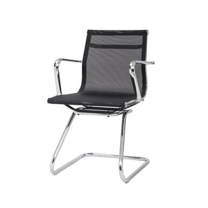 Set Da 2, Poltrone Leila Attesa Nera In Maglina - 55*54*87