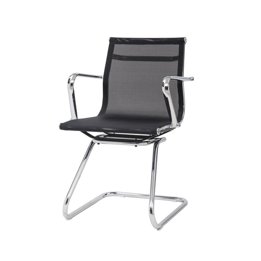 Set Da 2, Poltrone Leila Attesa Nera In Maglina - 55*54*87