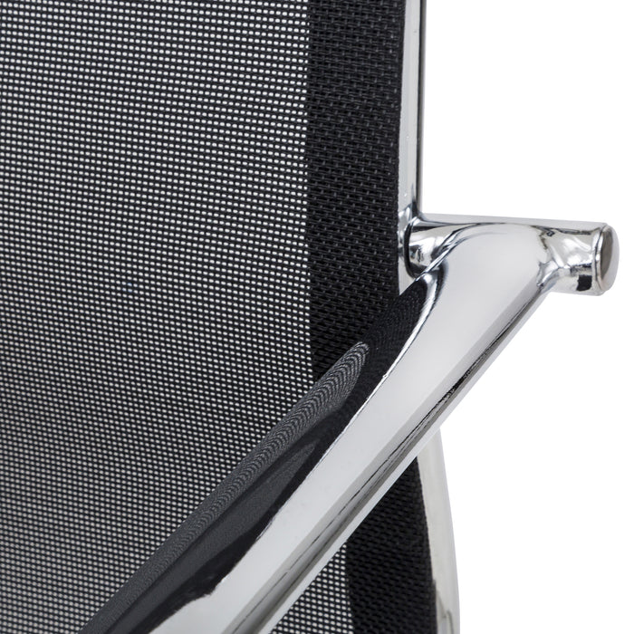 Set Da 2, Poltrone Leila Attesa Nera In Maglina - 55*54*87