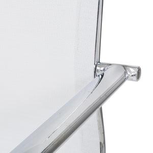 Poltrona Leila Dirig Bianca In Maglina