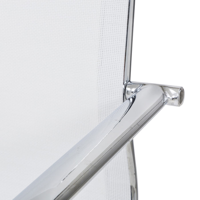 Poltrona Leila Dirig Bianca In Maglina