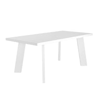 Tavolo Patos Bianco Lacc. Bianco