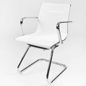 Set Da 2, Poltrone Leila Attesa Bianca In Maglina -55*54*87