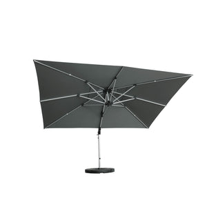 Ombrellone Aroma 3*4 Grigio C/Palo Laterale