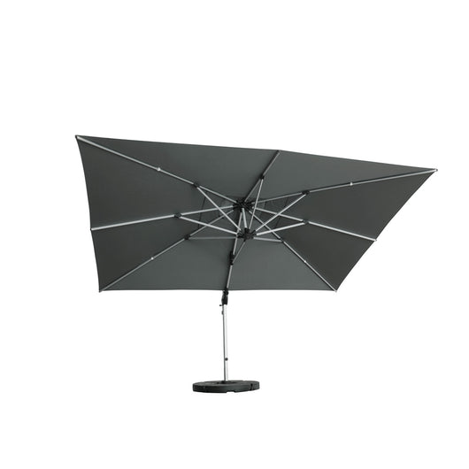 Ombrellone Aroma 3*4 Grigio C/Palo Laterale