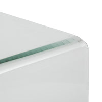 Set Da 2,Tavolino Hall In Vetro Temp Trasp - 40*40*60
