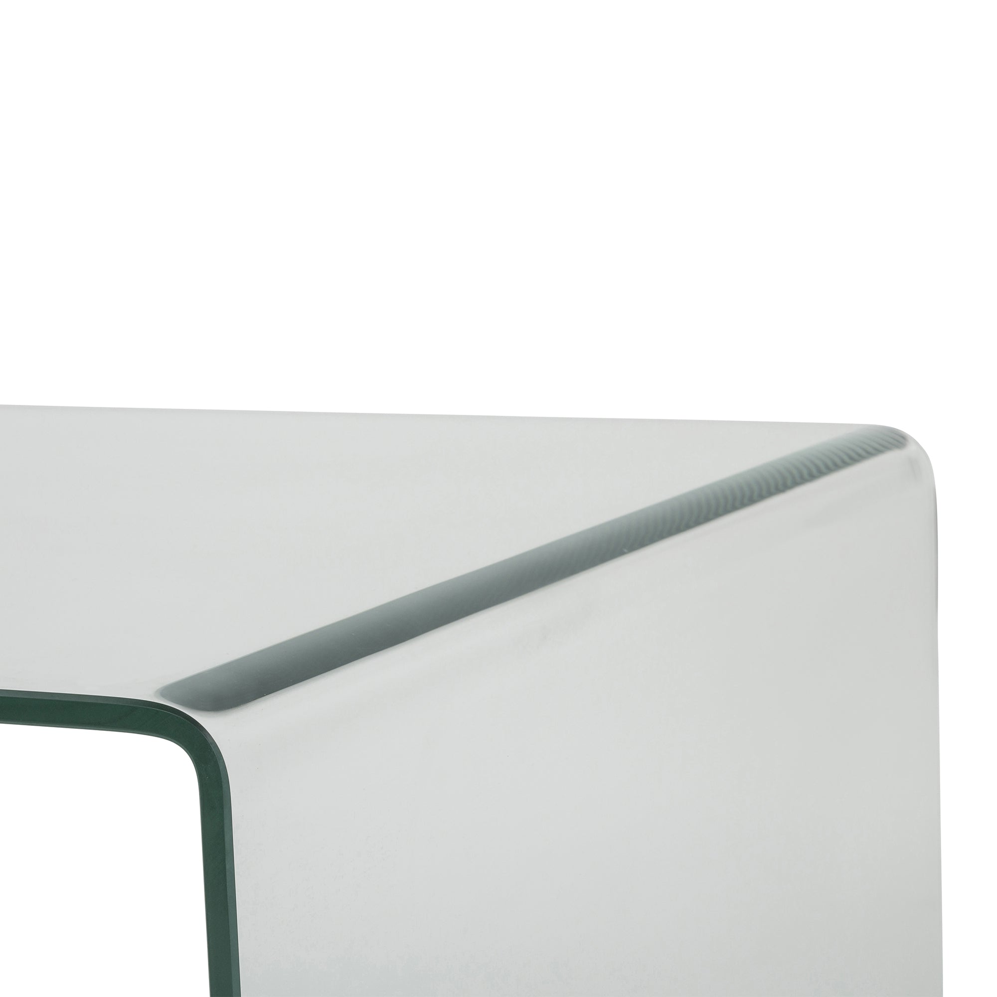 Set Da 2, Tavolini Suite In Vetro Temp. Trasp.