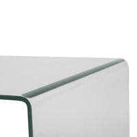 Set Da 2, Tavolini Suite In Vetro Temp. Trasp.