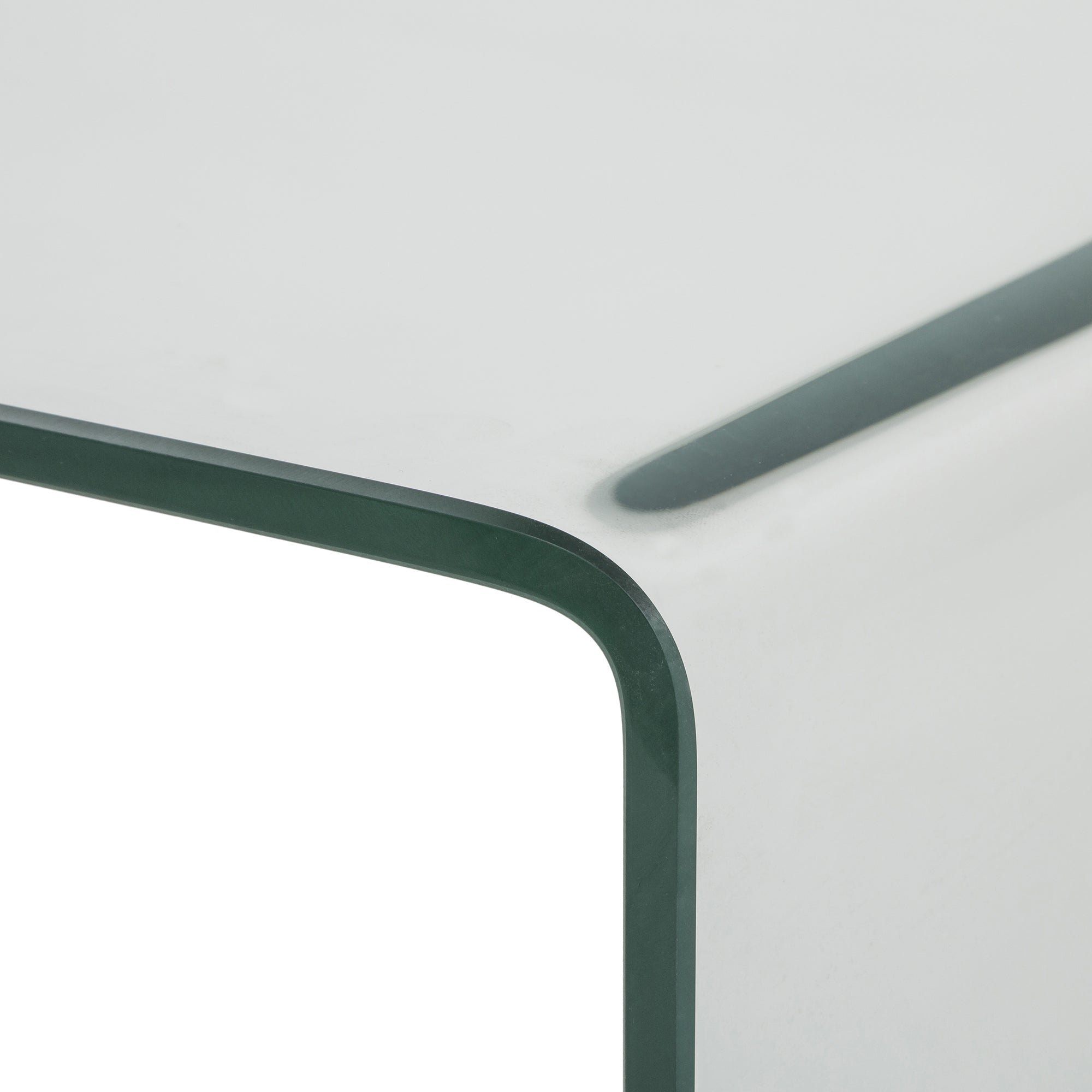 Set Da 2, Tavolini Suite In Vetro Temp. Trasp.