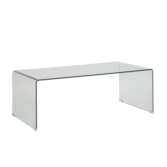 Set Da 2, Tavolini Suite In Vetro Temp. Trasp.