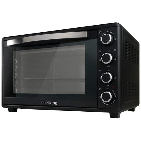 Innoliving fornetto elettrico inn-792 con capaccità 45 litri cottura statico/ventilato potenza 2000 w colore nero - 8034077467925