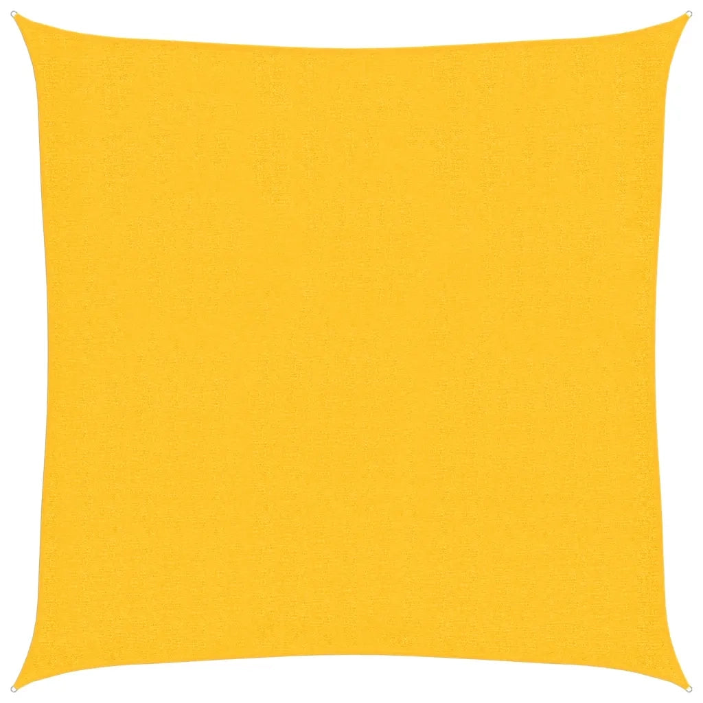 Vela Parasole 160 g/m² Gialla 2,5x2,5 m in HDPE 311548